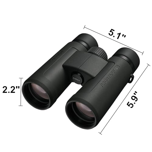 Prostaff P3 8x42 (16776) Black Binoculars Bundle with Lens Pen, and Cloth - High Powered Compact Adult Binoculars for Hunting, Bird Watching, and Hiking Essentials, Zoom Lightweight Travel - style: P3 8x42