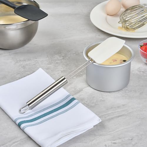 Restaurantware 11" Stainless Steel Turner - German Standard Kitchen Spatula with Ergonomic Handle, Heat-Resistant - Heavy-Duty Steel Spatula for Flipping Burgers, Eggs, Meat - size: Silicone Spatula
