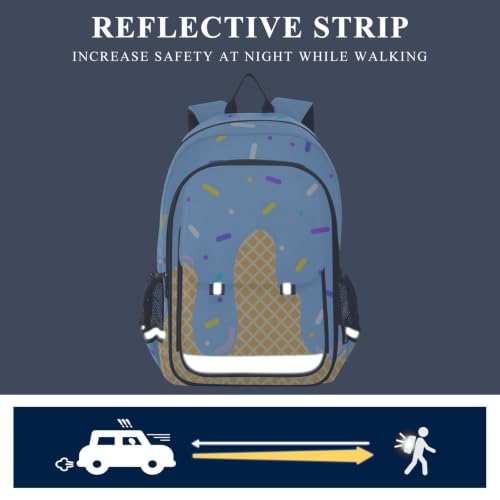 Kids Backpack Elementary Middle School Bags for Boys Girls | Travel, Daypack, Lightweight, Waterproof, with Reflective Strip - color: Multi 2