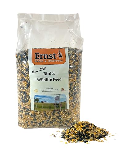 Ernst Grain & Livestock Bird and Wildlife Feed – Perfect for Birds, Ducks, Squirrels, Turkeys, Rabbits, Geese, and Deer – Non-GMO Wild Animal & Bird Feed for Outside Feeders (10 Pounds) - size: 10 Pound (Pack of 1)