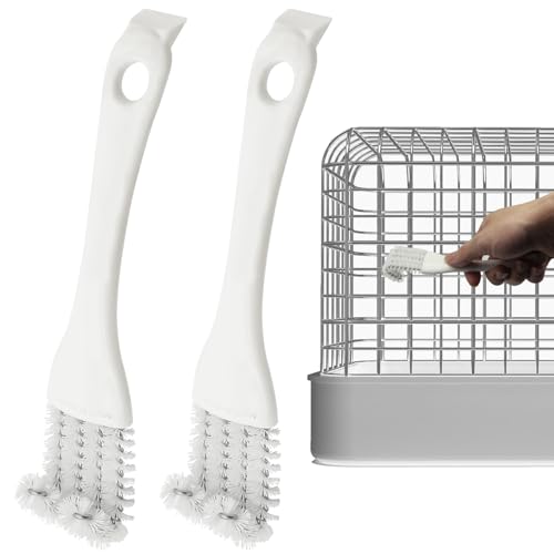 2Pcs Bird Cage Long Handle Shovel Cleaner, Bird Cage Tool Accessories Supplies, for Better Cleaning of Bird Droppings from Pet Cages Parrot Cages Bird Perches