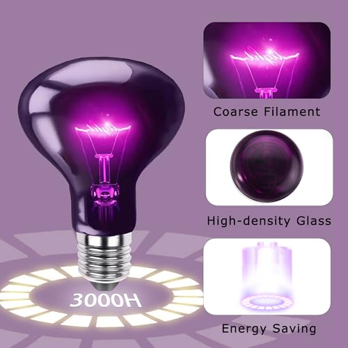 60W Reptile Night Light Bulb, Moonlight Heat Lamp, Basking Light | Simulates Natural Moonlight, Supports Healthy Sleep Cycles for Bearded Dragons, Lizards & Amphibians, Ideal for Terrariums - color: Moonlight Heat Lamp, size: 60W Upgraded - 3.1"