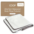 Coop Home Goods Ultra-Tech Body Pillow Protector for Memory Foam Pillows, Waterproof, Body Pillow Covers, Oeko-Tex Certified, Breathable, Zippered Covers, Machine Washable - size: Body