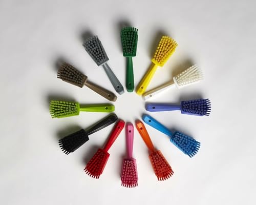 Vikan 41923 Brush,Washing,Stiff,10",PP/PBT,Blue - color: Blue