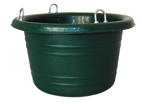 Horsemen's Pride Horse Feed Tub, Small, 18 Quarts, Green - color: Green, size: 18 Quarts