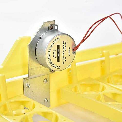 CROSSDESIGN Automatic Digital Egg Incubator Poultry Hatcher Machine Breeder | w/Temperature Control & Auto Turning for Hatching Chicken Duck Goose Quail Birds 96 Eggs - size: 96 Eggs