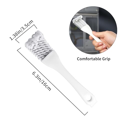 Bird Cage Cleaner with Long Handle & Shovel – Hard Bristles Easy Bird Droppings Removal Brush for Parrot & Pet Cages & Bird Perch – Durable Bird Cage Cleaning Tool & Accessory (2)