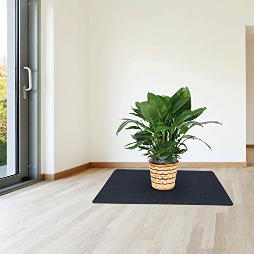 VersaTex Multi-Purpose Recycled PVC Floor Mat for Indoor or Outdoor Use, Utility Mat for Entryway, Tool Bench, Garage, Under-Sink, Patio, and Door Mat; 24" x 36", Black - size: 2' x 3' (Rectangular)