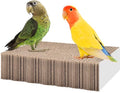 KATUMO Parrot Toys, 7.87 Inch Conure Shredder Foraging Chew Toys Bird Perch Stand Cardboard for Parakeet Cockatiel Canary Conure Mynah Small Parrots