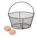Little Giant® Large Egg Basket Kit | Chicken Egg Basket with Ceramic Eggs | Egg Collecting Basket Kit (Brown Eggs, Large Basket (13 Inches)) - color: Brown Eggs, size: Large Basket (13 Inches)