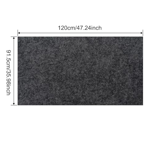 Large Bird Cage Floor Mat, 36x48 Inch Waterproof Under Pet Cage Liner Mat for Kennel Training, Reptile Aquariums, Non-Slip Felt Mat to Protect Floors
