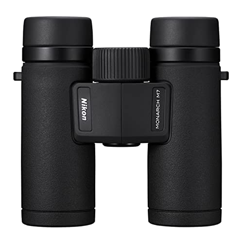NIKON MONARCH M7 Binoculars | Lightweight Waterproof Fogproof Binoculars with ED Glass & Multilayer Coatings | Wide View, Smooth Focus & Long Eye Relief for Birdwatching, Wildlife & Outdoor Use, 10x30 | Long Eye Relief, lightweight Waterproof Fogproof Bin