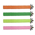 Hamiledyi Parrot Perch Stand Toy, Bird Cage Perch Toy,Natural Paw Grinding Stick for Small Parrots, Parakeets, Cockatiels, Lovebirds Chewing Stick(S)