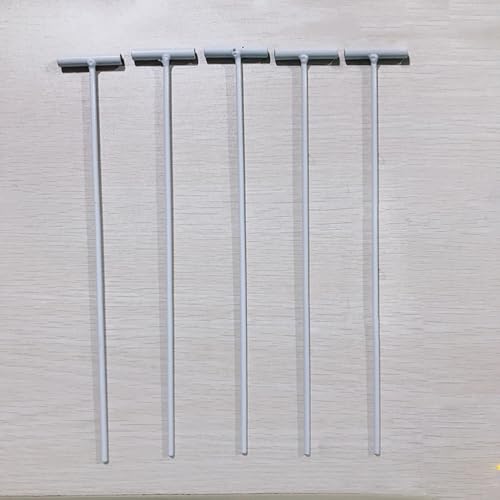 Amosfun 45pcs Pigeon Cage Door Bird Entrance - Iron T Shape One Way Bar Curtain for Bird Cages