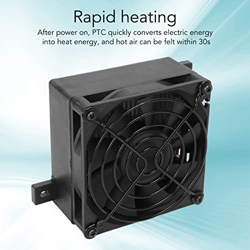 24V 100W PTC Car Fan Heater Constant Temperature Heating, Fast Heat up, Small Space Heating Incubator