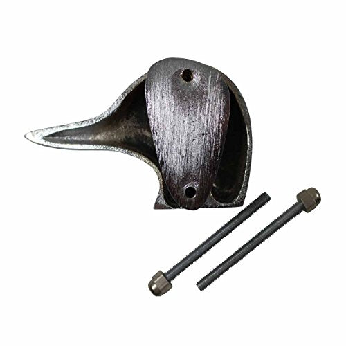Renovators Supply Manufacturing Brass Door Knockers for Front Door 2.9 in. Duck Head Chrome Plated Brass Door Knocker with Mounting Hardware - color: Chrome Duck Head
