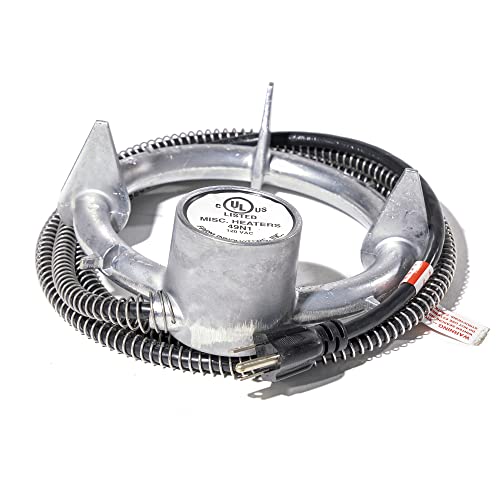 Farm Innovators 3 Pack Bucket De-Icer for up to 5 Gallon Bucket - 250W Aluminum Water Heater for Plastic or Metal Livestock Water Container - size: 3 Pack