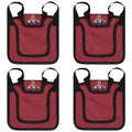 4 Pieces Premium Chicken Saddle with Adjustable Strap,Poultry Saver，Feather Protector for Back and Sides,Outdoor Hen Apron