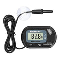 AQUANEAT Aquarium Thermometer, Fish Tank Thermometer, Digital Temperature Test, with Large LCD Display (1 Pack) - size: 1 Pack