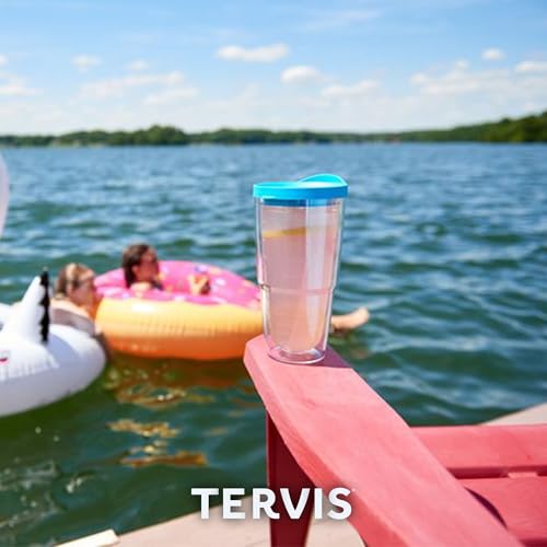 Tervis Watercolor Songbirds Made in USA Double Walled Insulated Tumbler Cup Keeps Drinks Cold & Hot, 24oz, Clear | Made in USA, Double-wall Insulated, Shatterproof, BPA-Free, Dishwasher Safe, Fits Most Cupholders, Gifts under $25 - style: 24oz