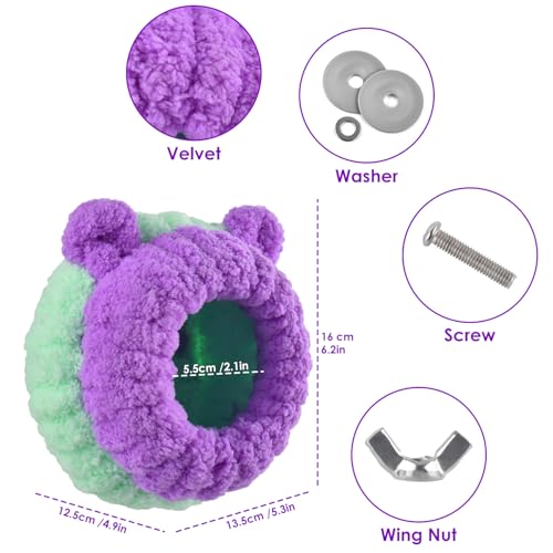 KATUMO Bird Nest, Conure Breeding Bed Parrotlet Snuggle Bed Lovebird Nest for Conure, Lovebird, Canary, Finch, Hamster (Less Than 5 inches Long) - size: S (Lilac)