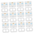 BESTOYARD Egg Tart Boxes with Window 25 pcs Bakery Box Dessert Containers with Shockproof Inserts Food Grade Paper Muffin Carriers for Mini Tarts 6.29 X 3.14 X 1.77 in