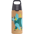 SIGG - Insulated Kids Bottle - Shield One Therm - For Carbonated Beverages - Dishwasher Safe - Stainless Steel - 17 Oz - color: Rawsome