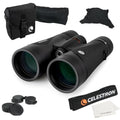 Celestron TrailSeeker ED 10x50 ED Glass Binoculars for Low-Light Viewing | Large 50mm Objectives, ED Glass for Bright Views, Phase & Dielectric-Coated BaK-4 Prisms, Fully Broadband Multi-Coated - style: Trailseeker ED 10x50