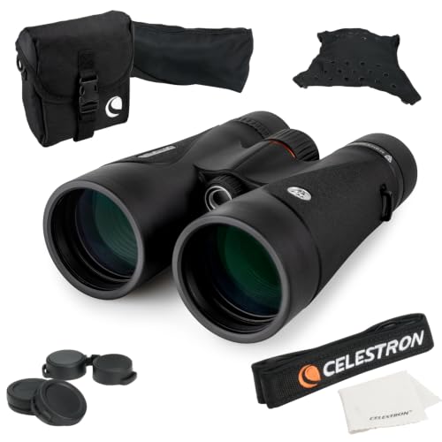 Celestron TrailSeeker ED 10x50 ED Glass Binoculars for Low-Light Viewing | Large 50mm Objectives, ED Glass for Bright Views, Phase & Dielectric-Coated BaK-4 Prisms, Fully Broadband Multi-Coated - style: Trailseeker ED 10x50