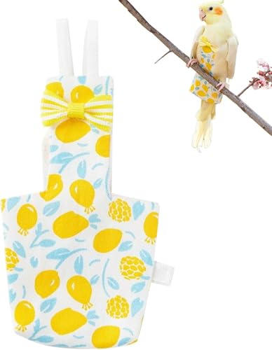 Bird Diaper - Soft Parrot Nappy Bird Suit, Waterproof Inner | Ideal Outdoor Pants, Comfortable Flying Costume, Supplies for Budgie, Parakeet, Cockatiel, Keeps Birds Clean During Outdoor