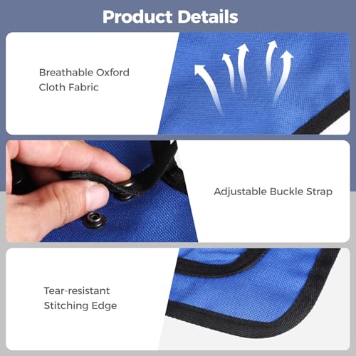 6 Pcs Chicken Saddles for Hens, Adjustable Hen Saddles, Chicken Sweater Aprons, Protects Back and Sides Pecking, Chicken Feather Protectors, Poultry Accessories for Outdoor Use