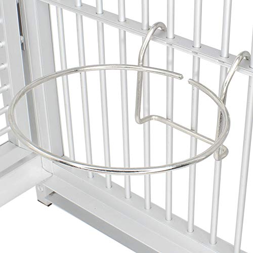 800115 20oz Stainless Steel Hook Cup Bonka Bird Toys Liquid Water Food Parrot Parrotlet African Grey