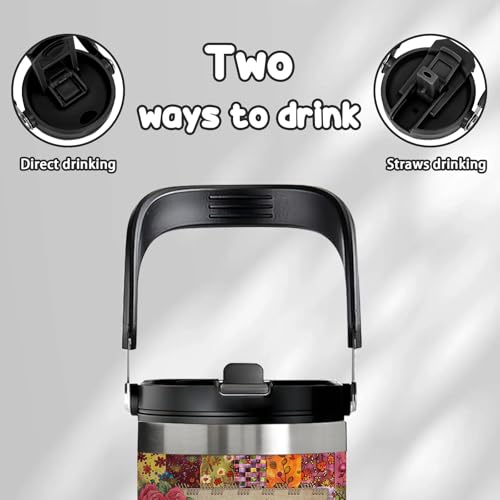 Sewing Gifts for Women Mom Grandma - 30oz Quilting Tumbler with Handle, Funny Sewing Cup for Quilters & Crafters, Coffee Travel Mug with Sewing Themed Design, Birthday Christmas Gift for Sewing Lovers - color: Sewing1