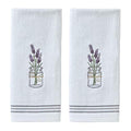 SKL Home by Saturday Knight Ltd. Lavender Hand Towel (2-Pack), White , 16x25 - color: Lavender