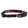 Pets First NFL Atlanta Falcons Licensed PET COLLAR, Small - Heavy-Duty, Strong, and Durable Dog Collar. Available in 31 Football Teams and 4 Sizes - color: Atlanta Falcons, size: Small