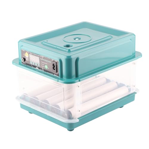 Zerodis Automatic Egg Turner, LED Egg Incubators Automatic Egg Incubators Display Dual Power Supply Egg Incubator Hatches Chicken Duck Quail Eggs (US Plug 110V 12 Eggs) - size: US Plug 110V 12 Eggs
