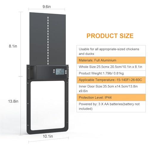 Automatic Chicken Coop Door Solar Powered