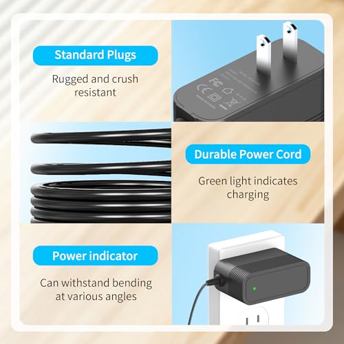 12V Charger for FarmLite Automatic Chicken Coop Door Opener AC Adapter Power Supply Replacement