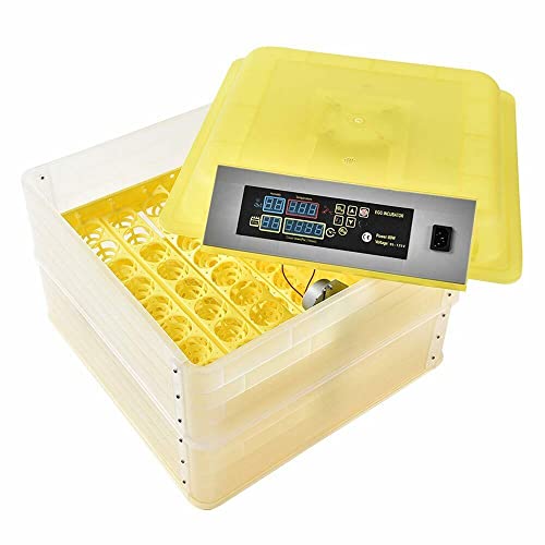 CROSSDESIGN Automatic Digital Egg Incubator Poultry Hatcher Machine Breeder | w/Temperature Control & Auto Turning for Hatching Chicken Duck Goose Quail Birds 96 Eggs - size: 96 Eggs