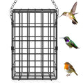 Harhana Reusable Metal Bird Nest Material Holder - Holds Cotton, Twigs & Pet Fur for 5 Bird Families
