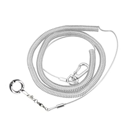 Parrot Flying Rope,19.7ft Ultra Light Anti Bite Portable Bird Flying Training Leash Parrot Foot Chain Pet Bird Supplies for Macaw African Greys Parakeet Cockatoo
