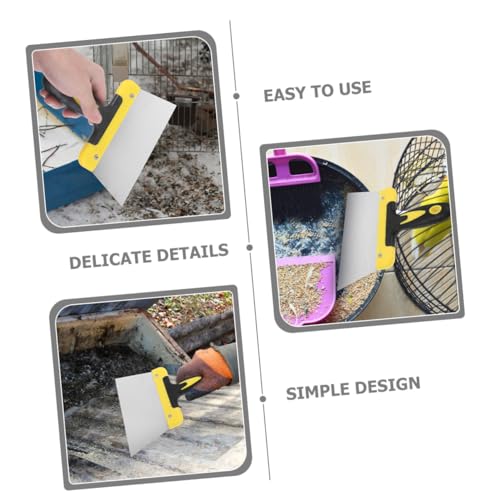 Stainless Steel Bird Poop Cleaner Tool Pigeon Droppings Scraper Efficient Cleaning Tool
