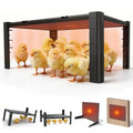 Brooder Plate for Chicks – Adjustable Chick Heat Plate, Heat Plate for Chicks with 95–167℉ Temperature Control, Height Adjustable Chicken Brooder Heater, Anti-Roost Design, Safe ABS Chick Brooder