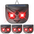 Solar Nocturnal Animal Repeller Outdoor Coyote Deterrent Predator Eyes Animal Deterrent Predator Lights for Chicken Coop, Raccoon, Deer, Skunk, Fox Out of Yard Garden Patio, 4 Pack