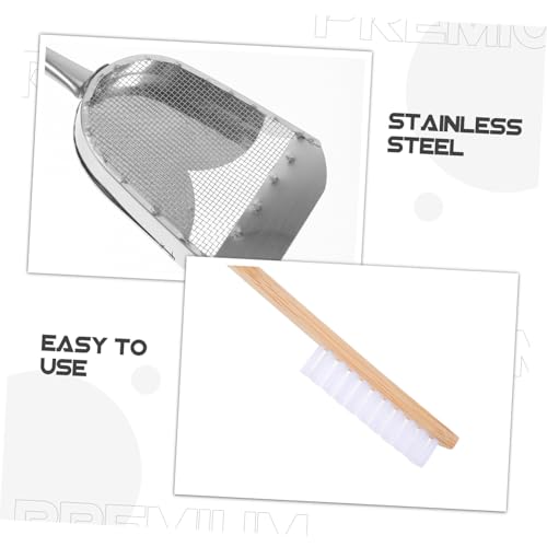 2pcs Bird Cage Cleaning Brush Set Cage Accessory Tools for Bird Feeder Perch Brush Chicken Coop Pet Supplies