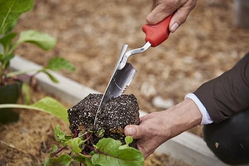 Corona Stainless Steel ComfortGEL Transplanter, red - size: red, style: Transplanter