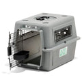 Petmate Sky Kennel For Air and Travel Airline Compliant Dog Crate for Smaller Dog Breeds or Pets up to 15 lbs, Heavy Duty Dog Kennel, Made in the USA- 21" L | Travel carrier made in USA, durable hard shell, secure door, great for air and road trips, safe