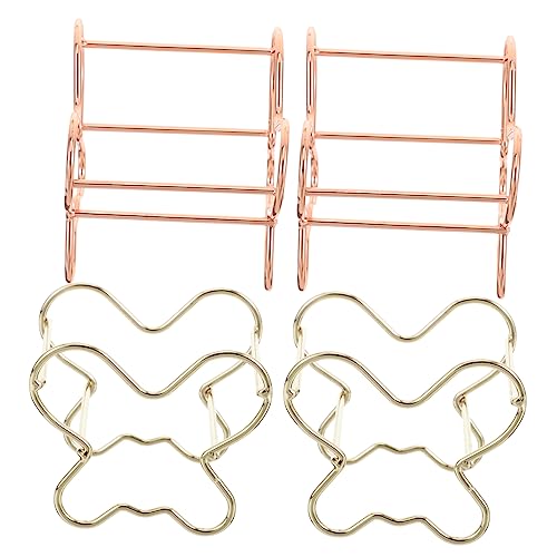 4pcs Sturdy Beauty Sponge Drying Rack Makeup Egg Holder Powder Puff Stand for Organized Storage
