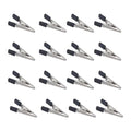 40 Pcs Bird Cage Safety Clips, Iron, Black, 1.89x0.7 Inch, Suitable for Parrots, Hamsters, Guinea Pigs, Rabbits, Lightweight, Anti-Escape