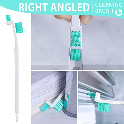 Small Cleaning Brushes Set, 4 pcs Crevice Household Cleaning Tool for Window Track Groove Sliding Door Bottle Gaps Humidifier Baseboard, Tiny Detail Scrub Cleaner Tool Gadget Kitchen Bathroom Set - size: B-4pcs